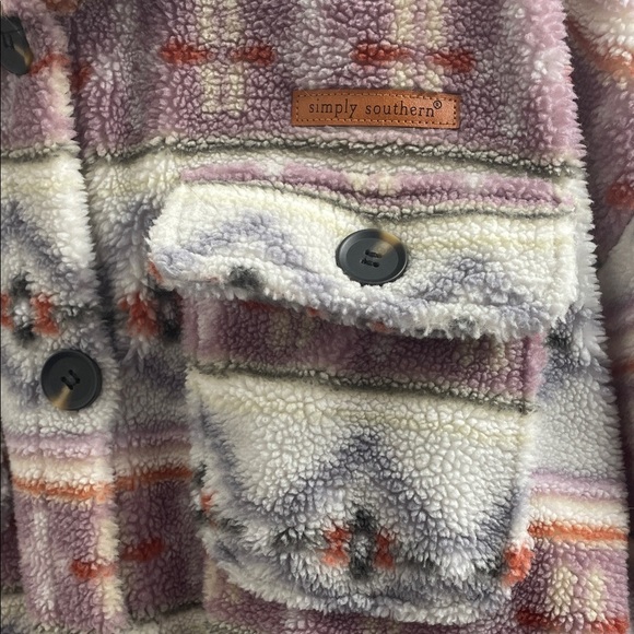 Simply Southern Multicolor Patterned Jacket - Picture 4 of 9